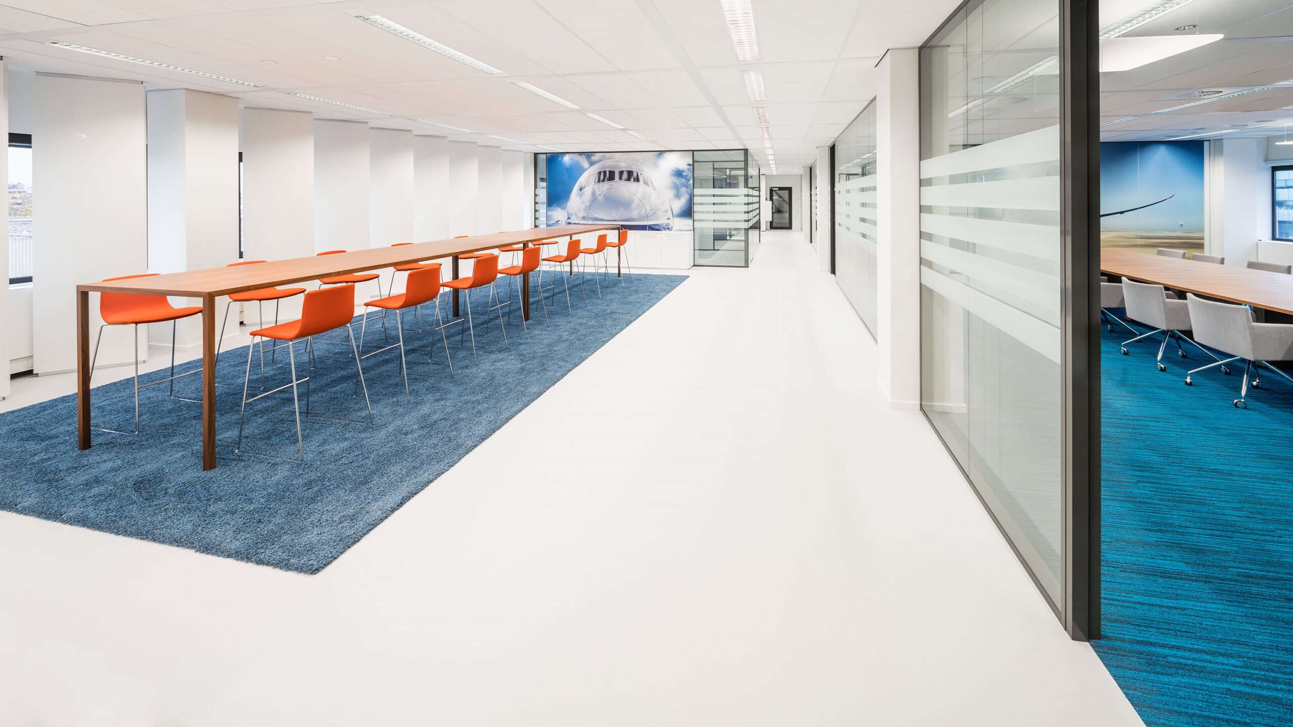 Vergaderruimte Boeing Unieke vergaderruimte vervaardigd door A&D Interieurbouw na ontwerp